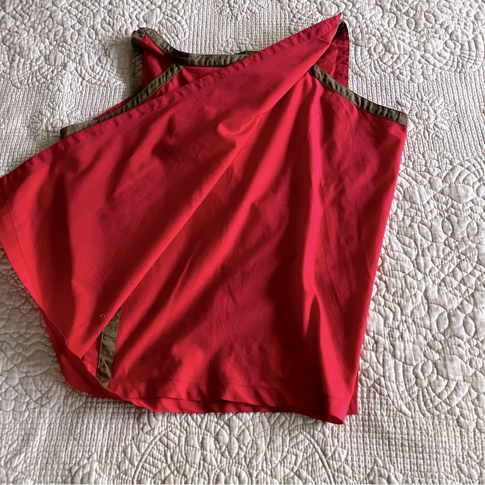 VTG Gianni Versace red/ brown cotton tank - Picture 3 of 10